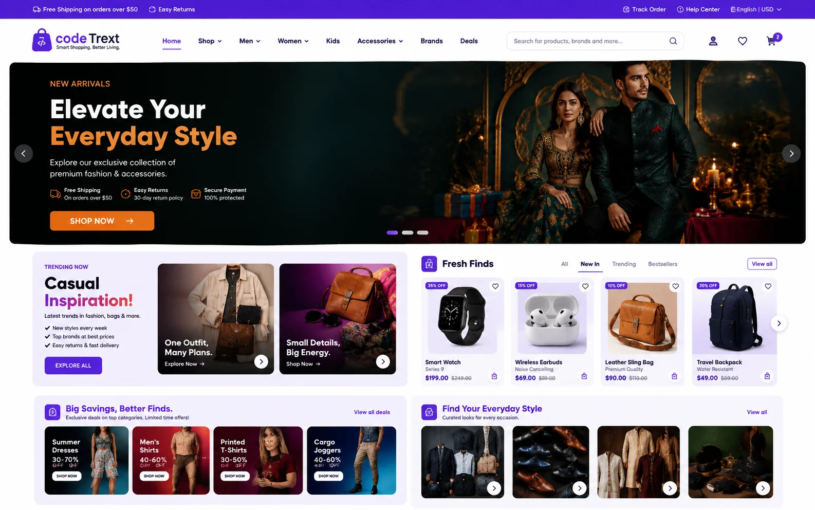 Fashion eCommerce solution
