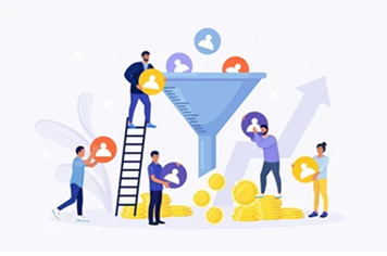 Direct Selling network illustration